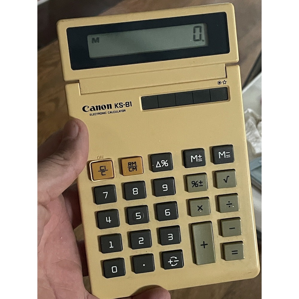Vintage Canon KS-81 Electronic Calculator